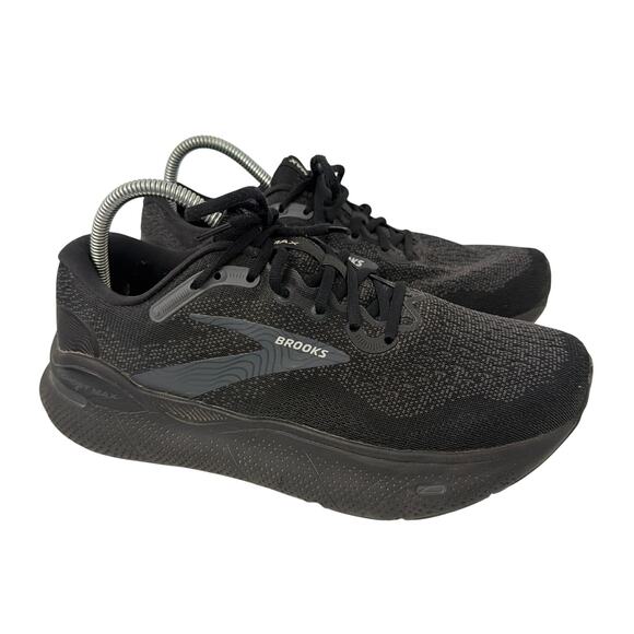 Brooks Ghost Max Shoes Womens Size 10 EE 2E Extra Wide Black Running - Picture 1 of 10